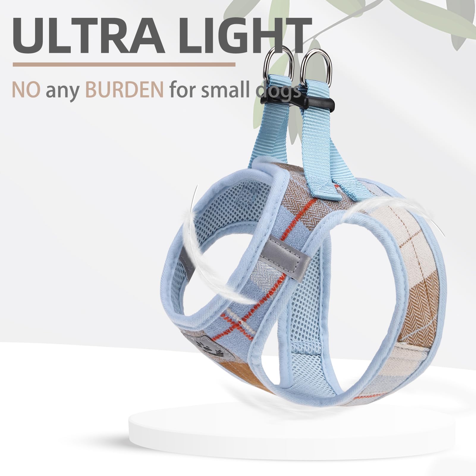 PUPTECK size-chart blue-brown-xs measurement-guide helps proper fit