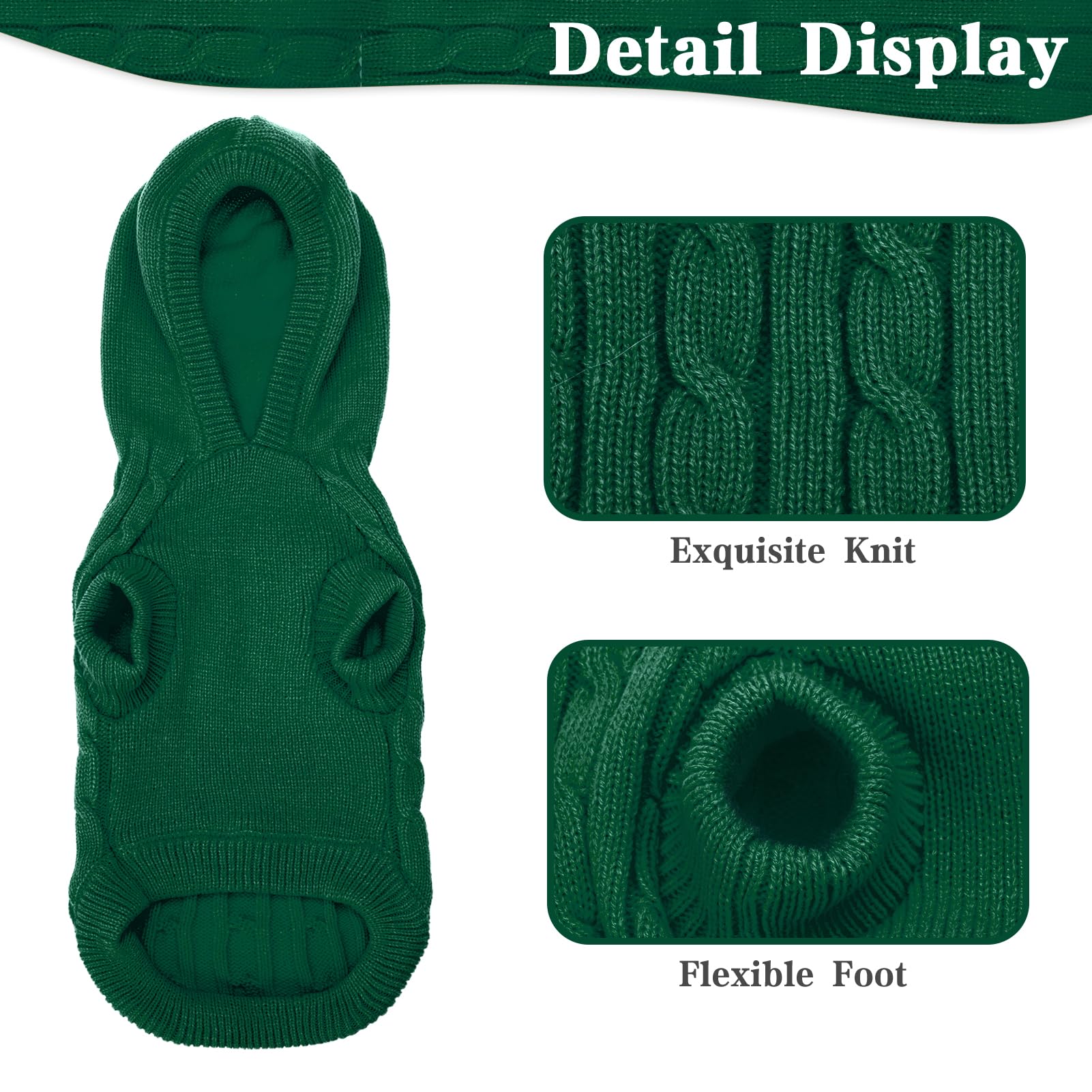 PUPTECK size chart reference image showing chest and back length guidance