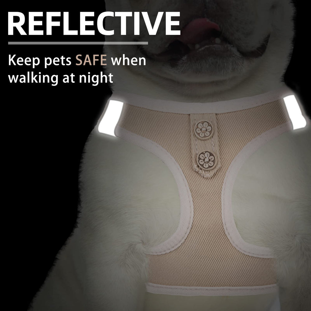 PUPTECK size chart image outlines adjustable ranges for comfortable fits.