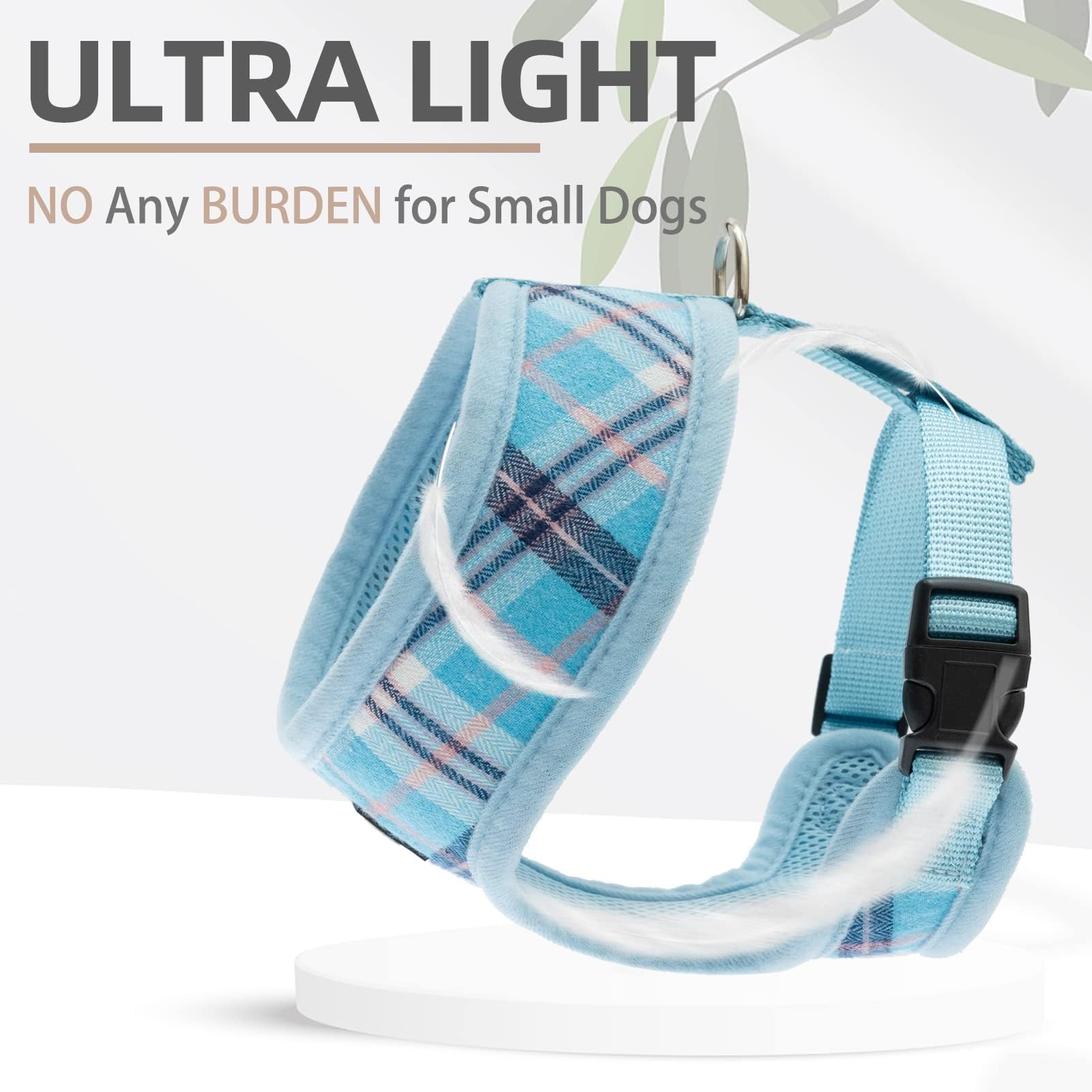PUPTECK size-guide harness illustration helps achieve the proper fit.