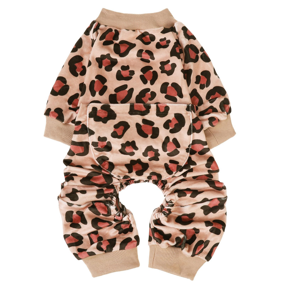 Pupteck soft fleece dog pajamas provide cozy warmth for small to medium dogs.