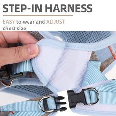 PUPTECK soft mesh padding blue-brown-xs close-up shows breathable, lightweight comfort