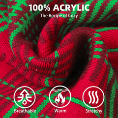 PUPTECK soft-warm-acrylic material keeps dogs cozy during cold walks