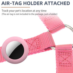 PUPTECK Step-in harness close-up shows quick, secure wearing at buckle.