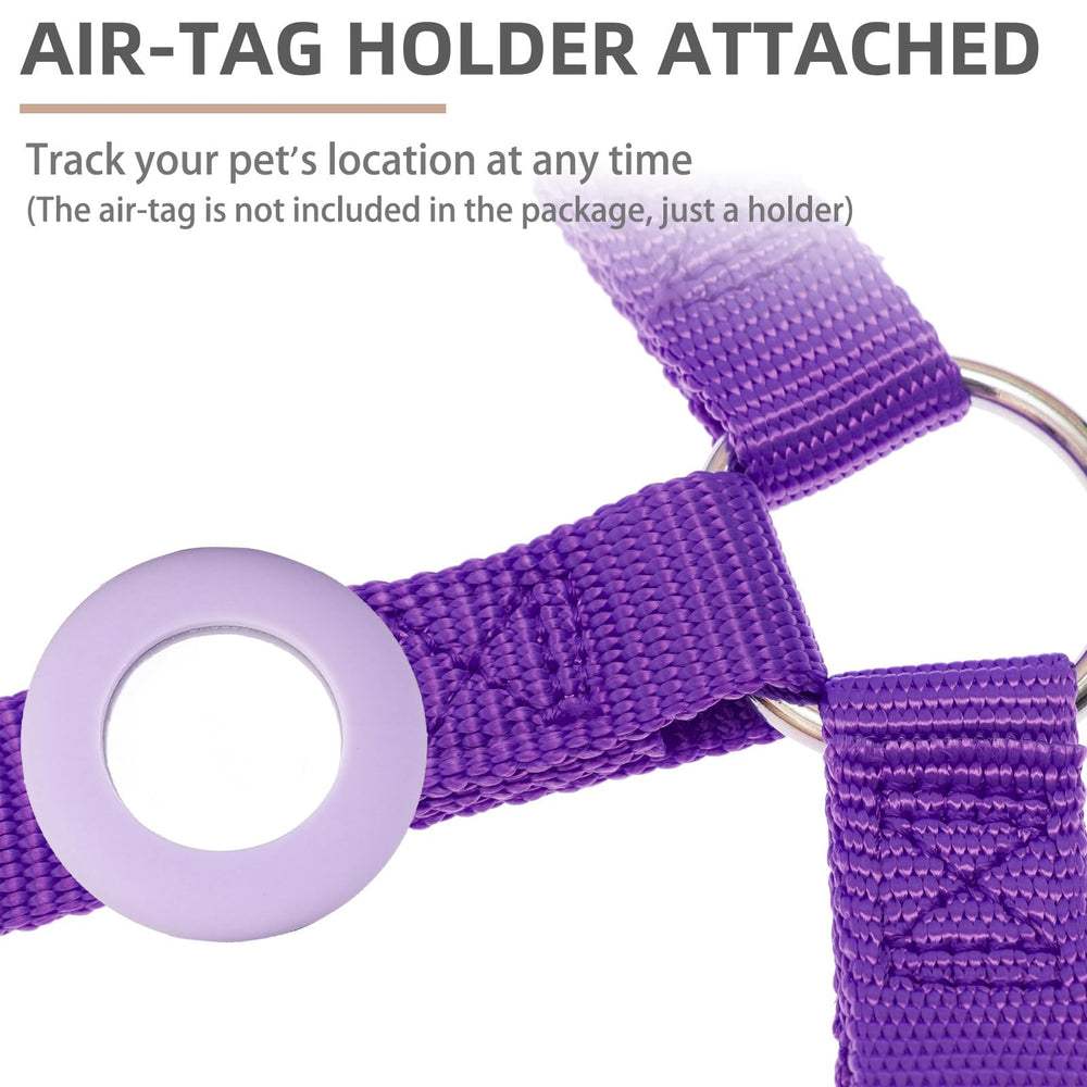 PUPTECK step-in harness easy on/off for quick outdoor outings.