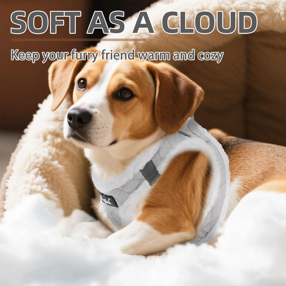PUPTECK-step-in-harness-easy-on illustrates effortless fit for dogs resisting gear.