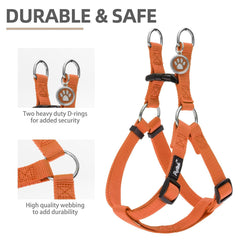 PUPTECK Step-In Harness closeup with easy buckle for quick wear