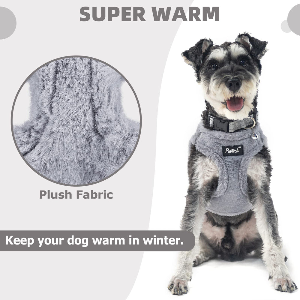 PUPTECK step-in no-pull design harness for easy securement during walks.