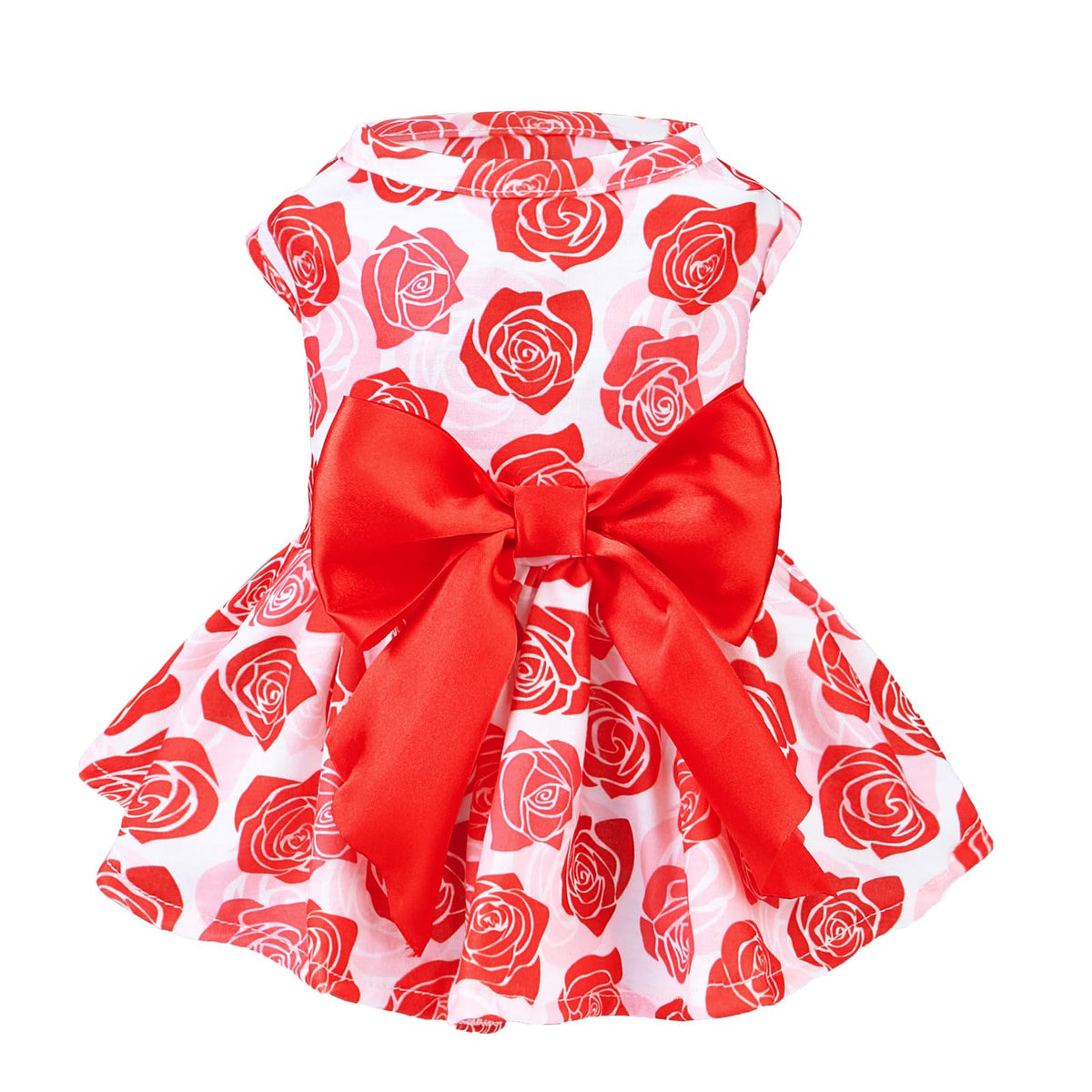 Vestido PUPTECK rosa frontal, ideal para bodas.