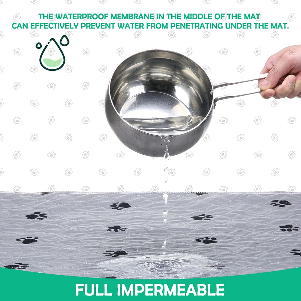 PUPTECK 36x72 pad features waterproof layer protecting floors.