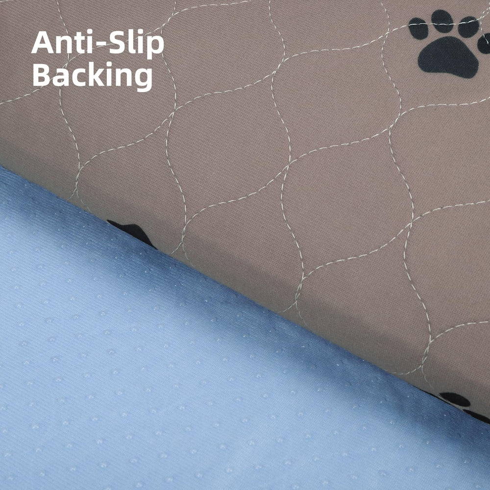 PUPTECK Washable Pee Pad 72x72 playpen setup demonstrates clean containment for puppies.