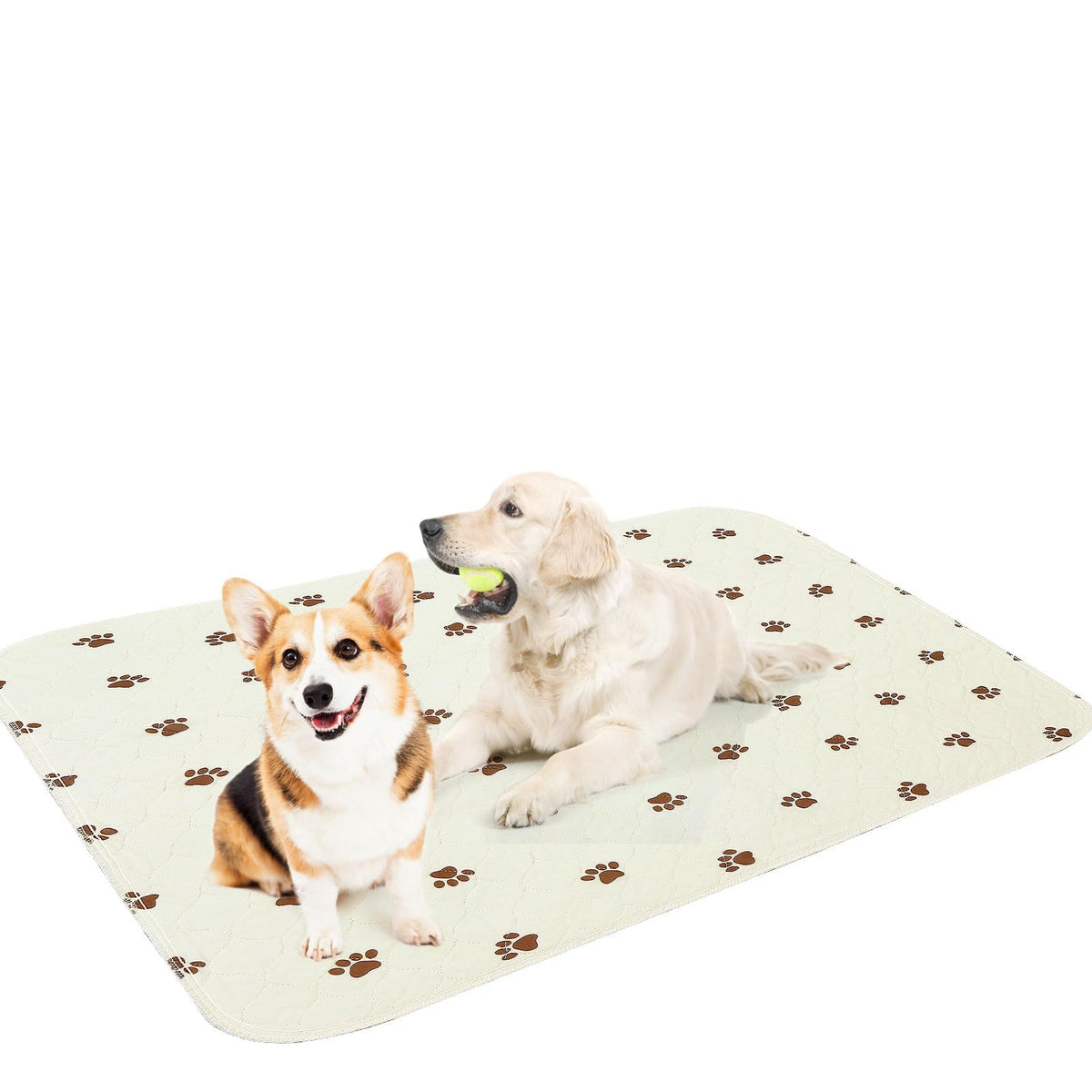PUPTECK washable pee pad top-layer soft knit for pet comfort and quick absorption
