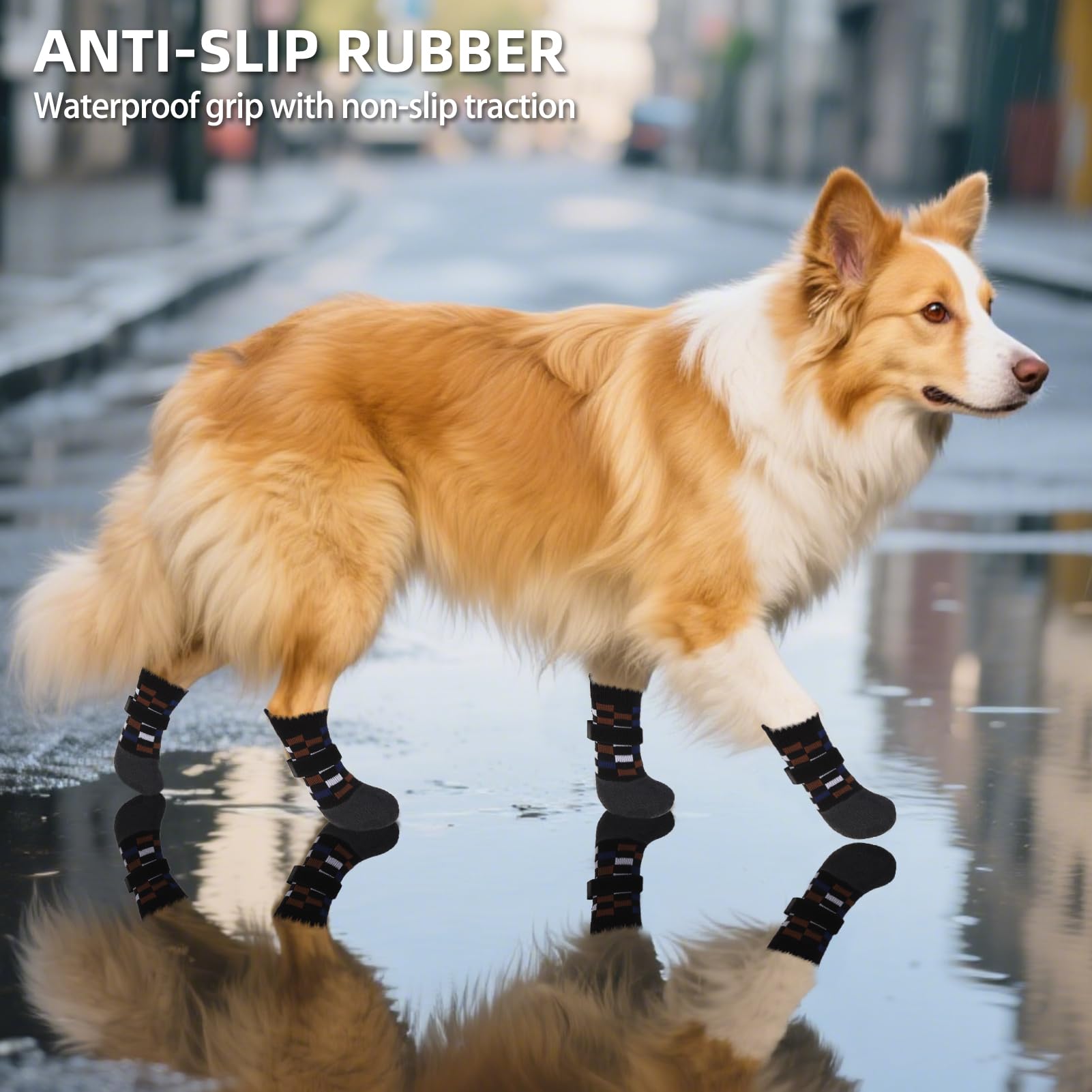 PUPTECK waterproof bottom keeps paws dry in light rain