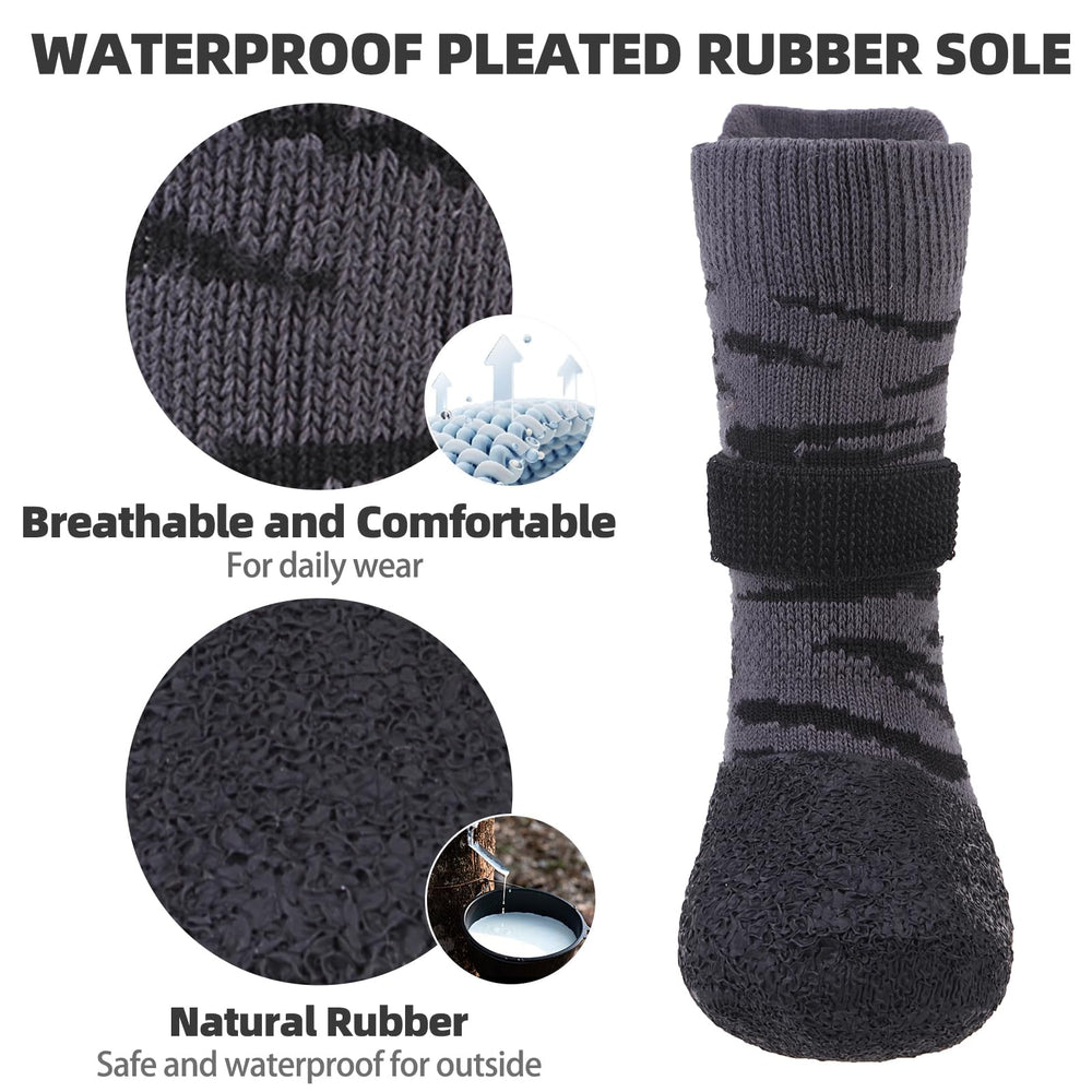 PUPTECK waterproof soles on wet surface keep paws dry