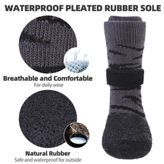 PUPTECK waterproof soles on wet surface keep paws dry