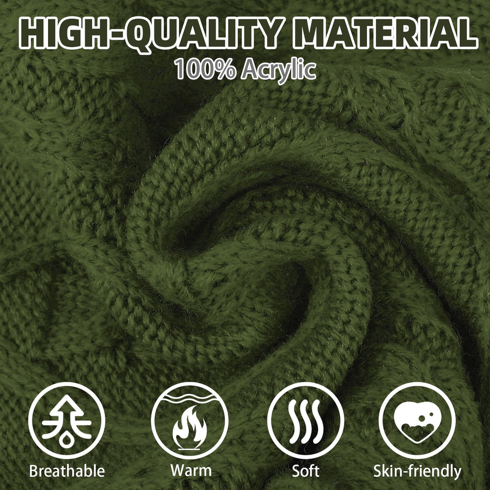 PUPTECK knit detail—closeup of classic twisted pattern for timeless style.