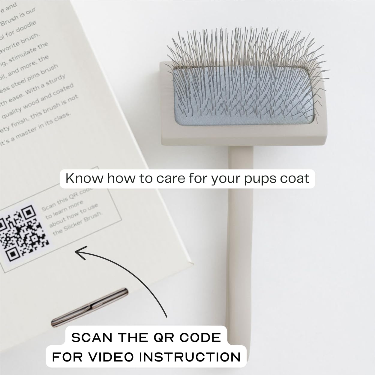 Pupwell Slicker Brush ideal for grooming prep before professional sessions.
