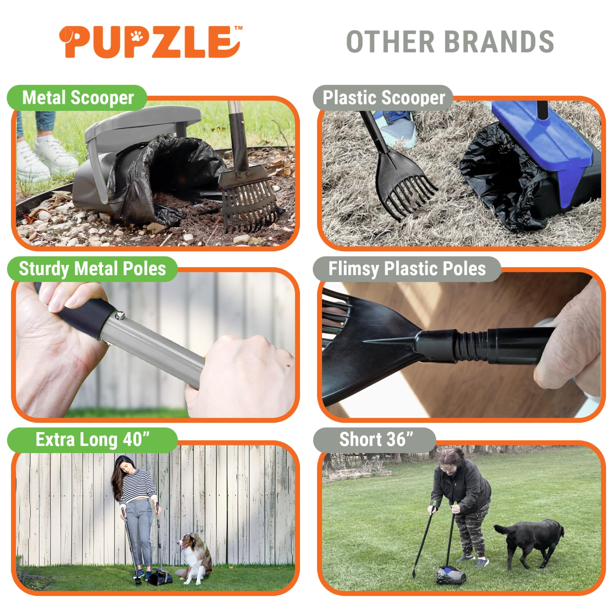 Pupzle easy-assembly design snaps together in seconds.