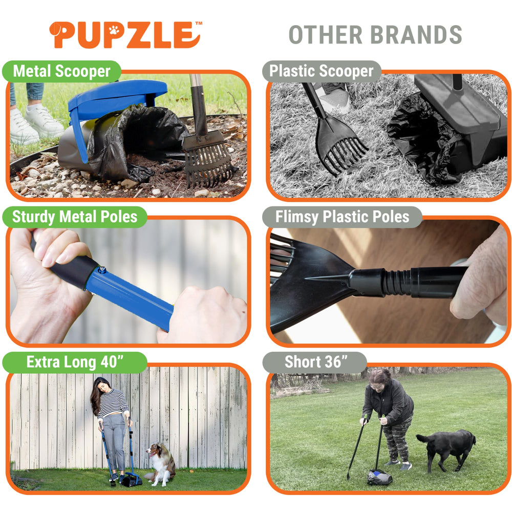 Pupzle easy-assembly steps help you start cleaning fast.