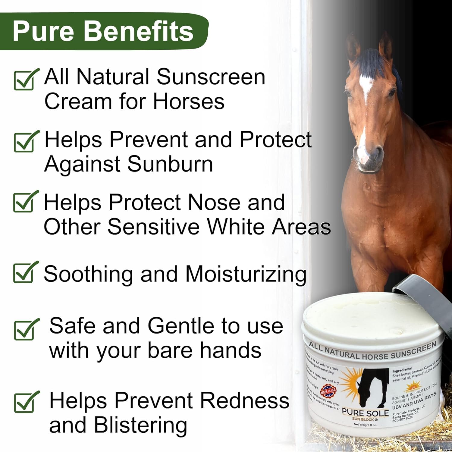 Pure Sole Sun Block Cream with non-nano zinc oxide offers safe UV coverage
