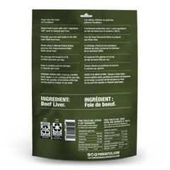 PureBites Beef Freeze Dried Treats crunch texture closeup communicates savory, protein-packed bite