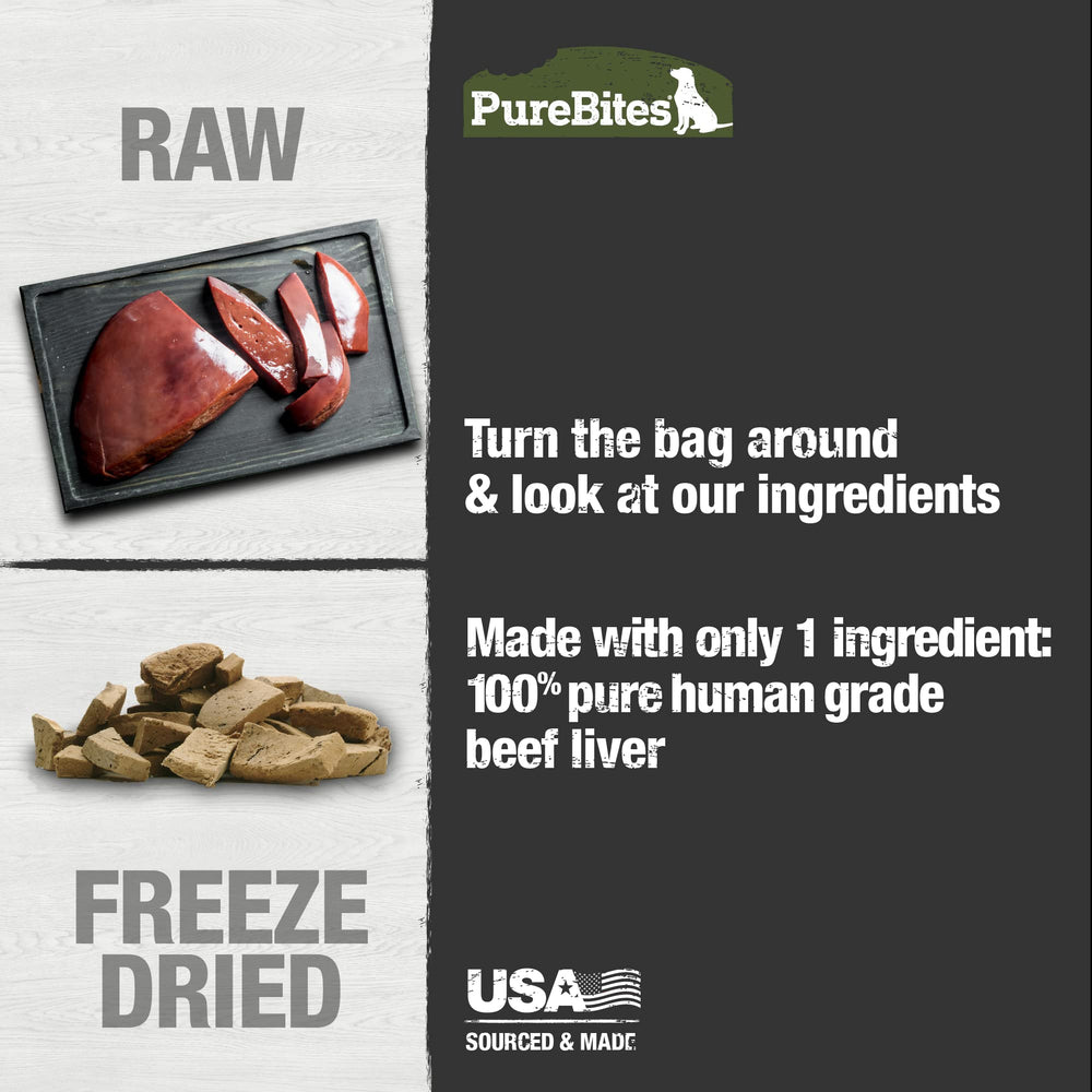 PureBites Beef Freeze Dried Treats training reward in use demonstrates quick, tasty reinforcement