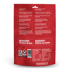 PureBites freeze-drying process image demonstrates premium preservation of RAW chicken for freshness and nutrients.