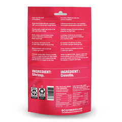 PureBites shrimp freeze-dried cat treats close-up texture shows crisp, appealing crunch.