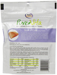 PureVita Chicken Hip & Joint treats close-up showing chewy texture and mobility support.