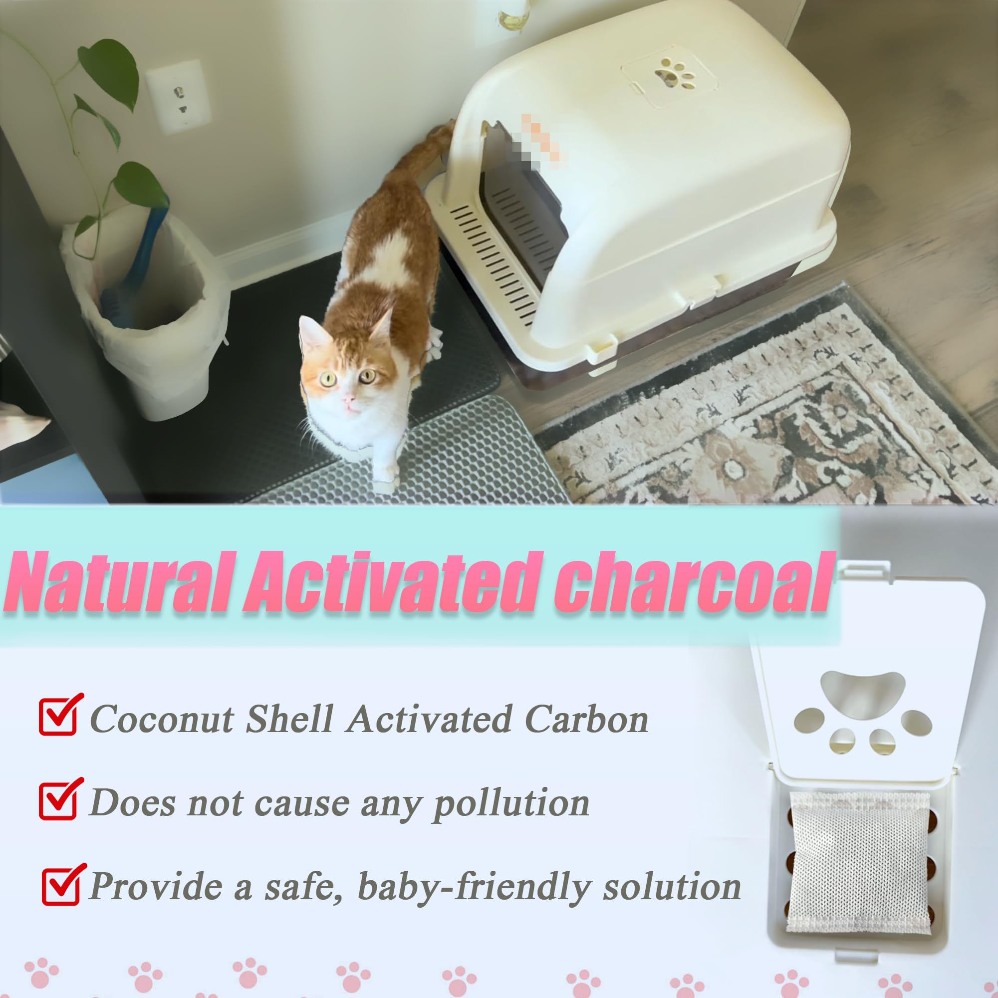PurifyLogix litter-box odor-drawer showcases effective odor control for daily use.