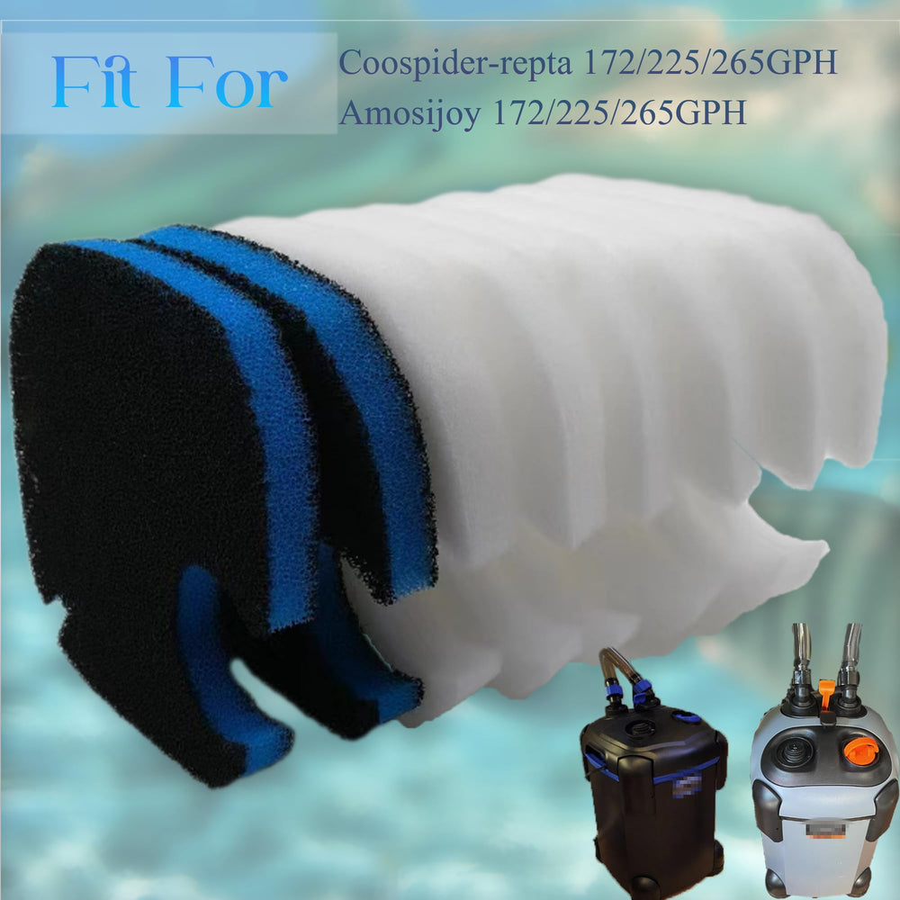PurifyLogix white floss pads offer fine mechanical filtration.