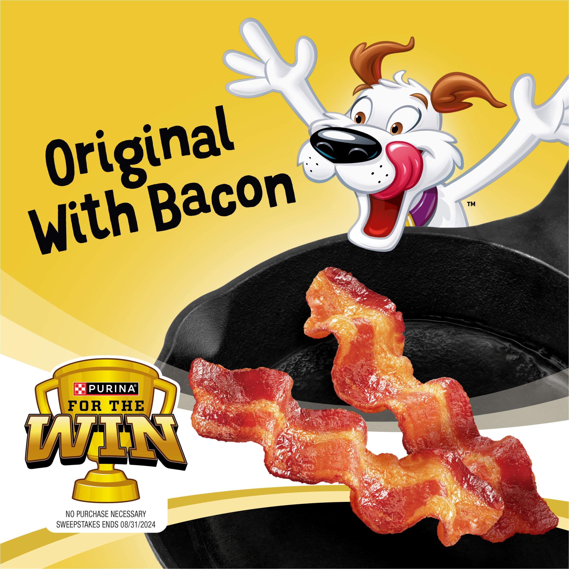 Purina Beggin' Strips easy-tear design makes portioning simple for training rewards.