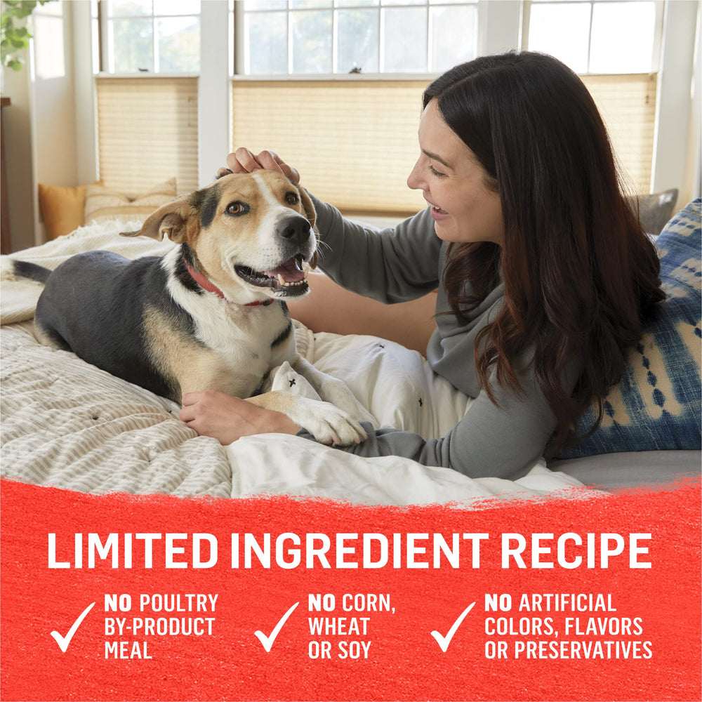 Purina Beyond cod ingredient panel highlights MSC-certified cod and vegetables.