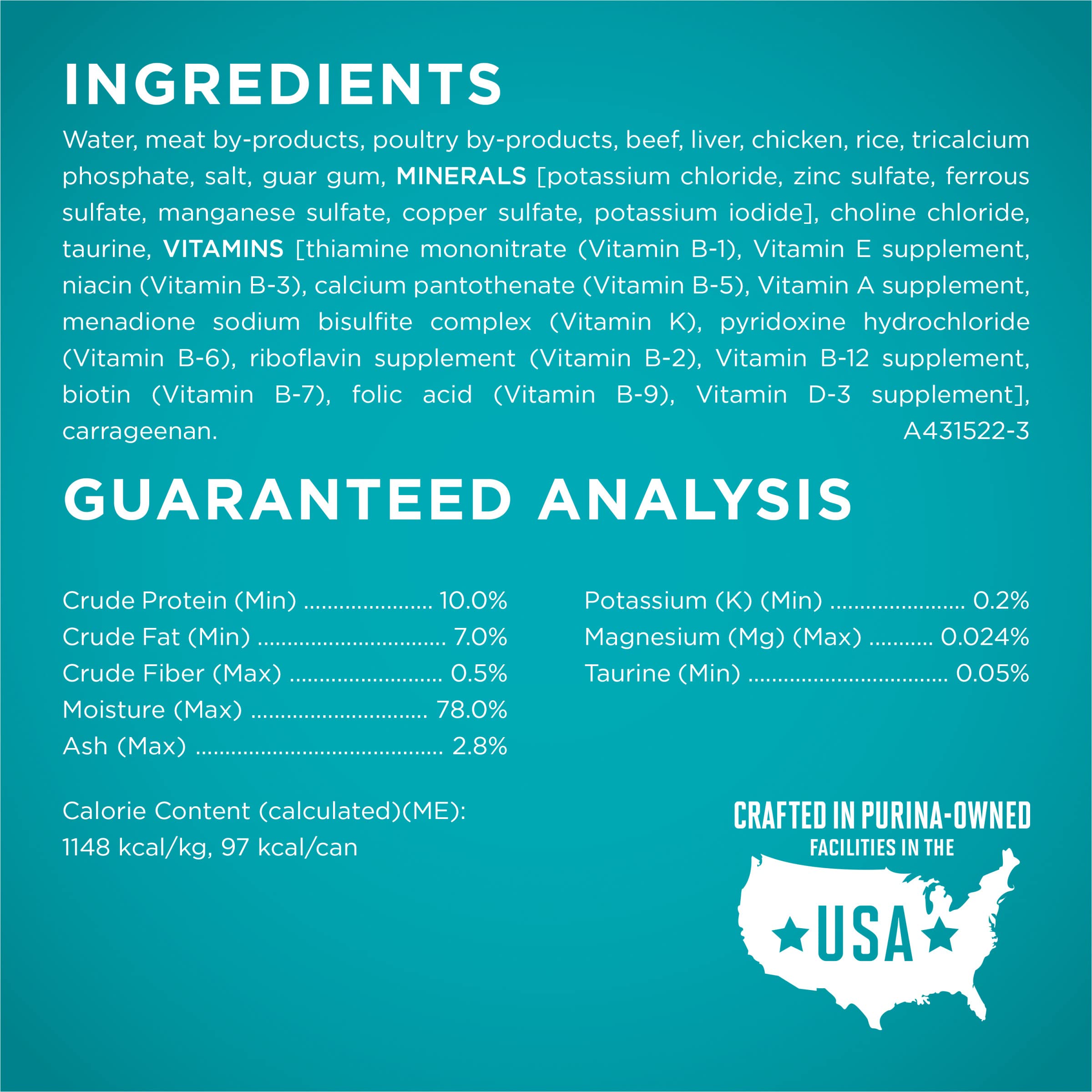 Purina ONE antioxidants immune support image implies benefits beyond digestion.