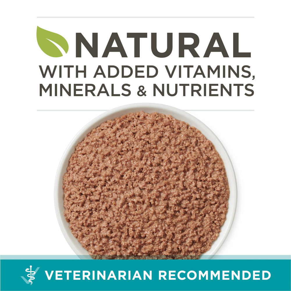 Purina ONE real beef liver pate close-up shows rich, meaty texture cats crave.