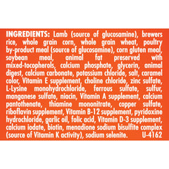 Purina One SmartBlend Lamb Rice serving idea for a complete daily meal