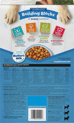 Purina Puppy Chow close-up kibble texture supports easy feeding and encourages chewing.
