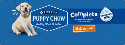 Purina Puppy Chow measuring cup supports consistent feeding for growing puppies.