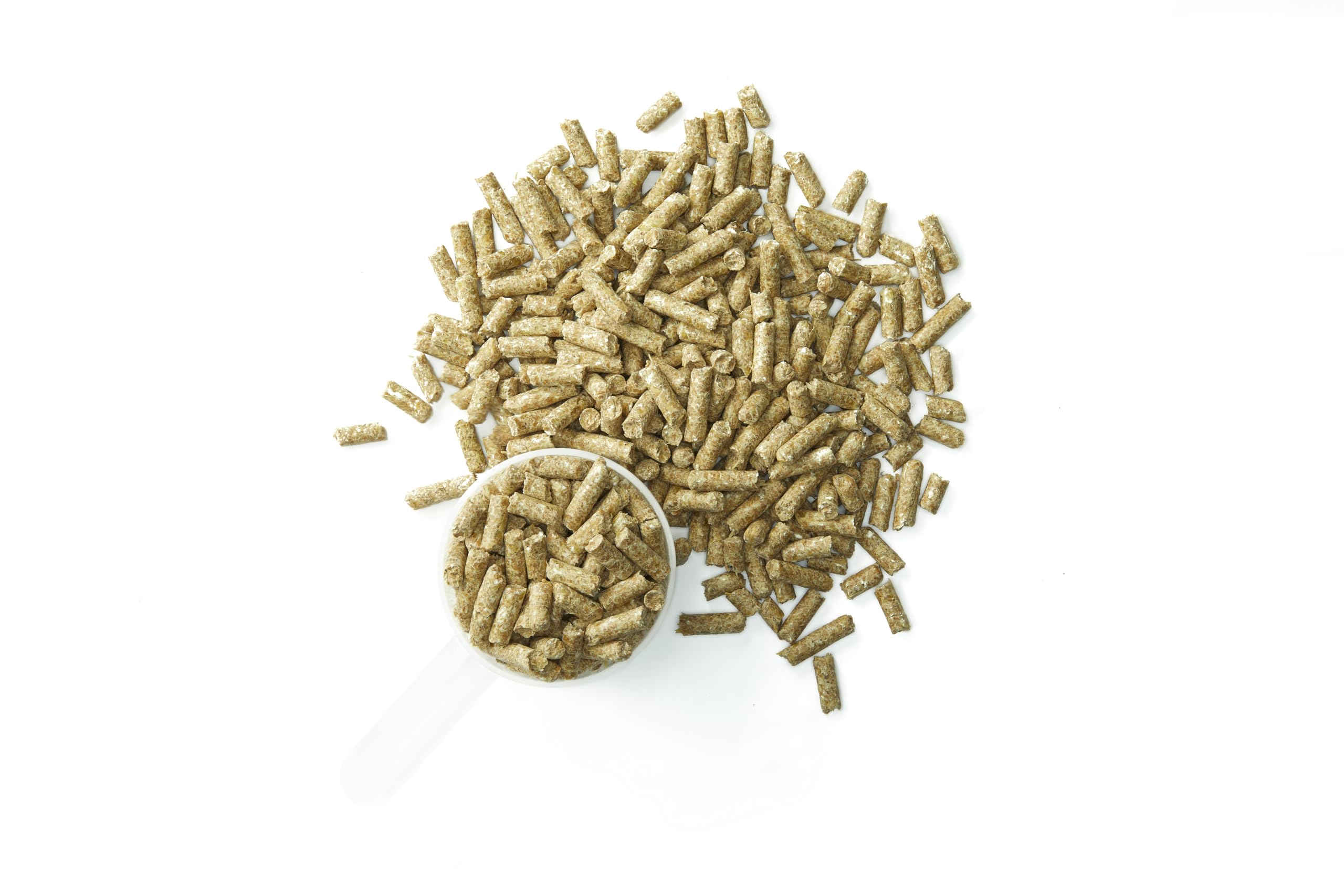 Purina Systemiq probiotic display with horse feed setup in stall.