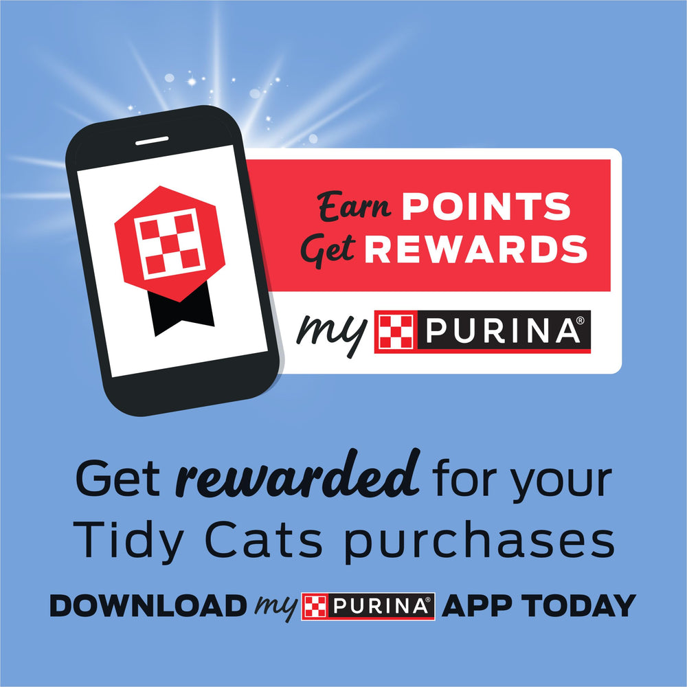 Purina Tidy Cats clean linen scent conveys fresh odor management.