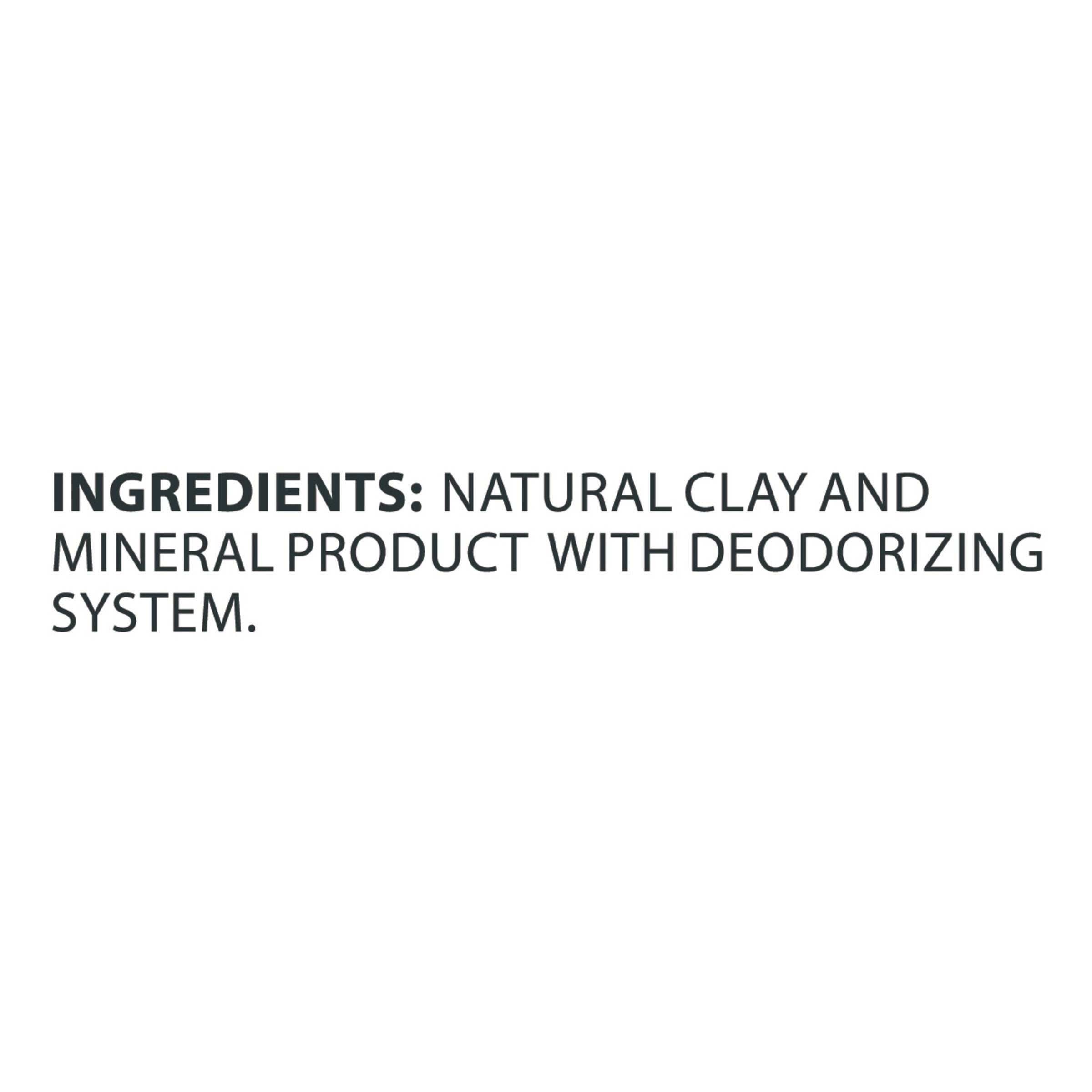 Purina Tidy Cats deodorizing system graphic showcases immediate odor control