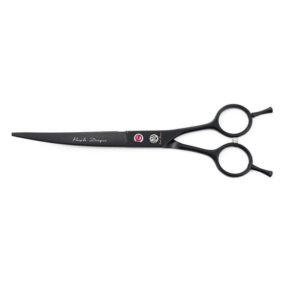 Purple Dragon rhinestone-detail scissors add style while maintaining precise control.