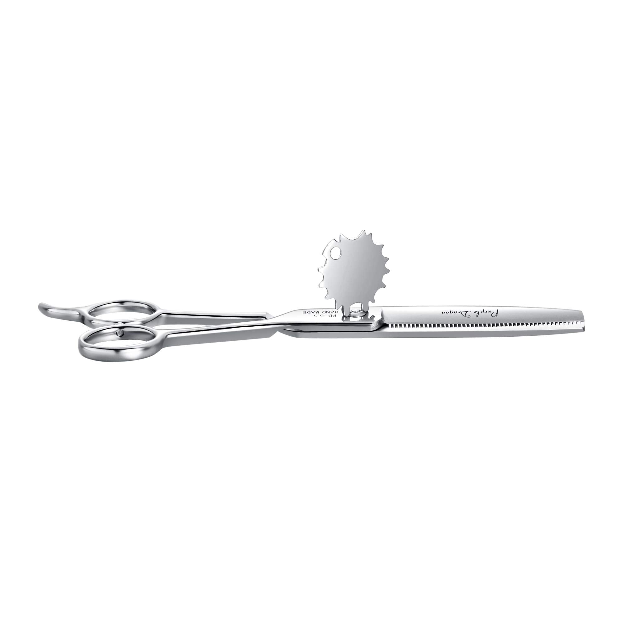 Purple Dragon balanced grooming scissors reduce fatigue during long sessions.