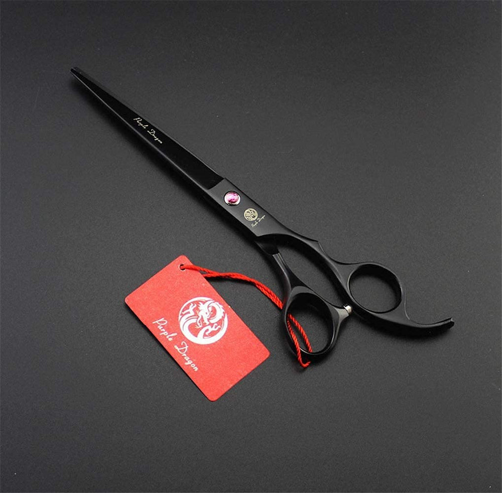 Purple Dragon case storage for scissors highlights organized travel-ready grooming tools.