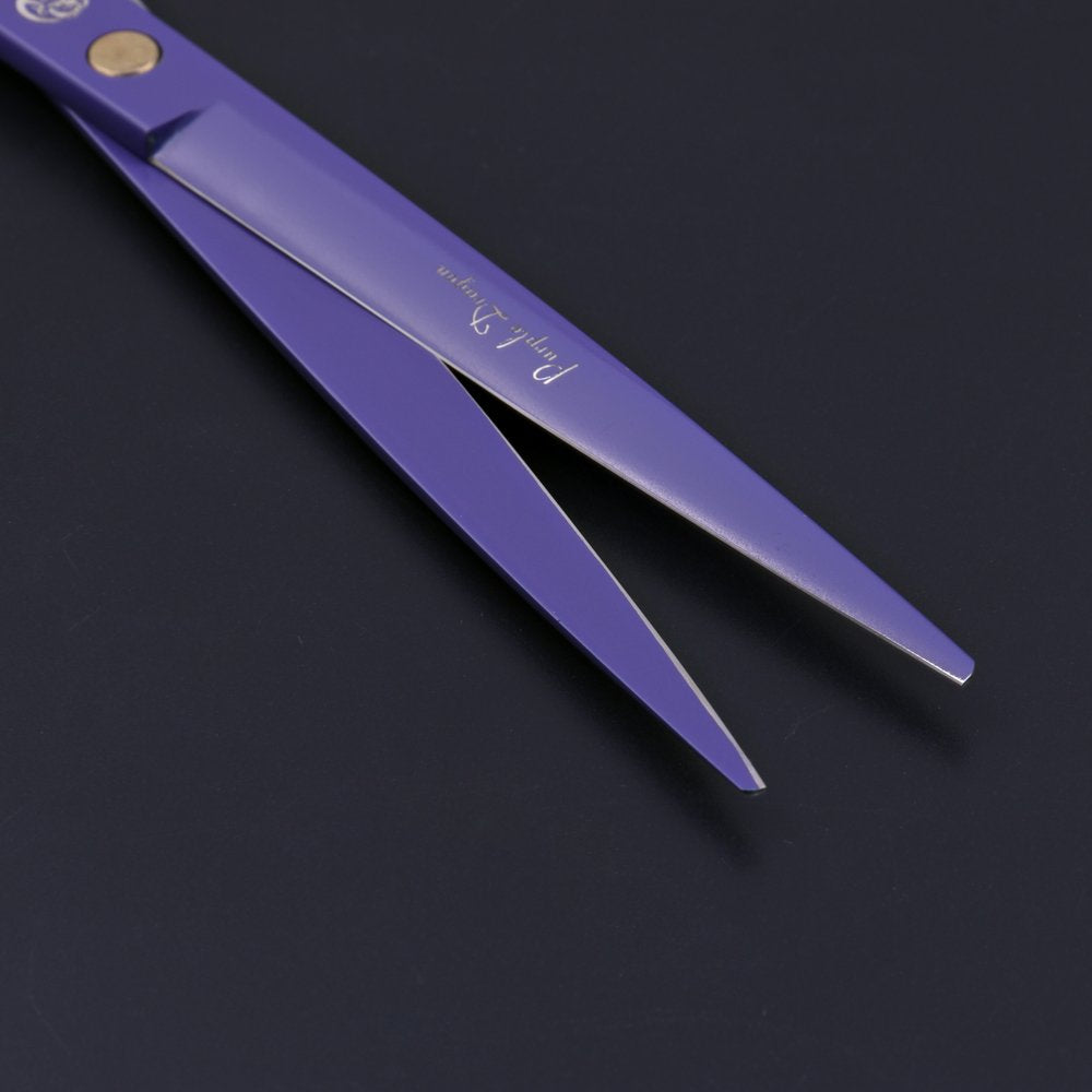 Purple Dragon chunker shear 8inch for controlled texturing and fast trimming
