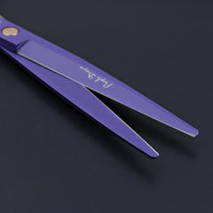 Purple Dragon curved shear with ergonomic handle for comfortable use