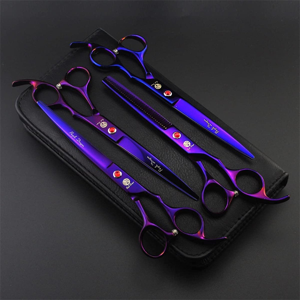 Purple Dragon polished Japanese stainless steel 62 HRC blades for durable sharp cuts