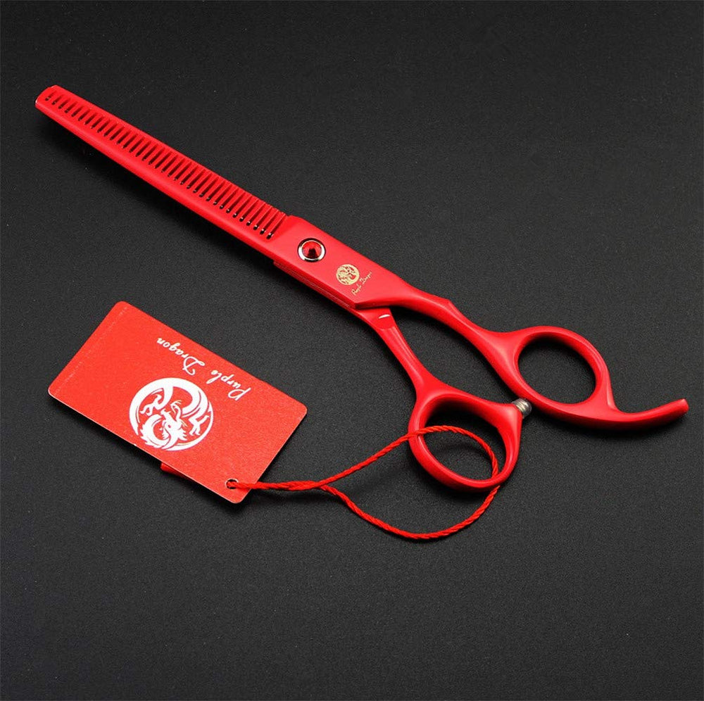 Purple Dragon japan steel blade closeup emphasizes sharp razor edge for smooth cutting.