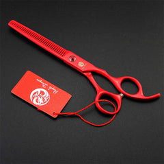 Purple Dragon japan steel blade closeup emphasizes sharp razor edge for smooth cutting.