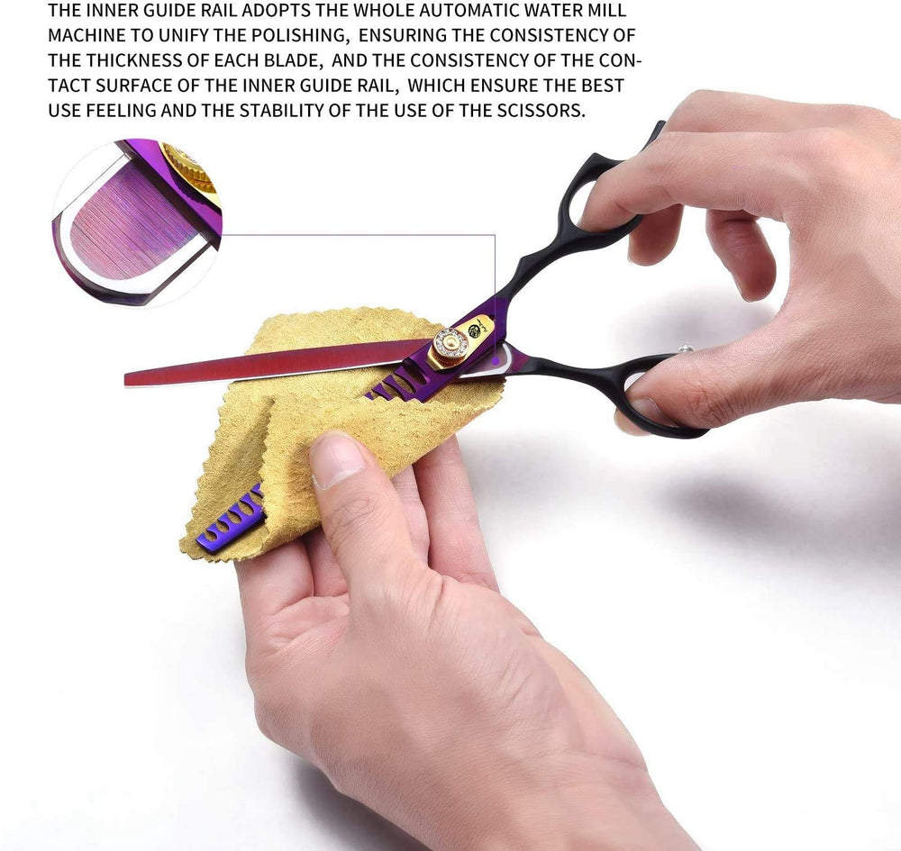 Purple Dragon chunker with 45-degree blade for smooth, even cuts.